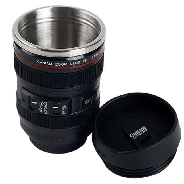 Lifelike Camera Lens Travel Mug [SHOCK YOUR FRIENDS]
